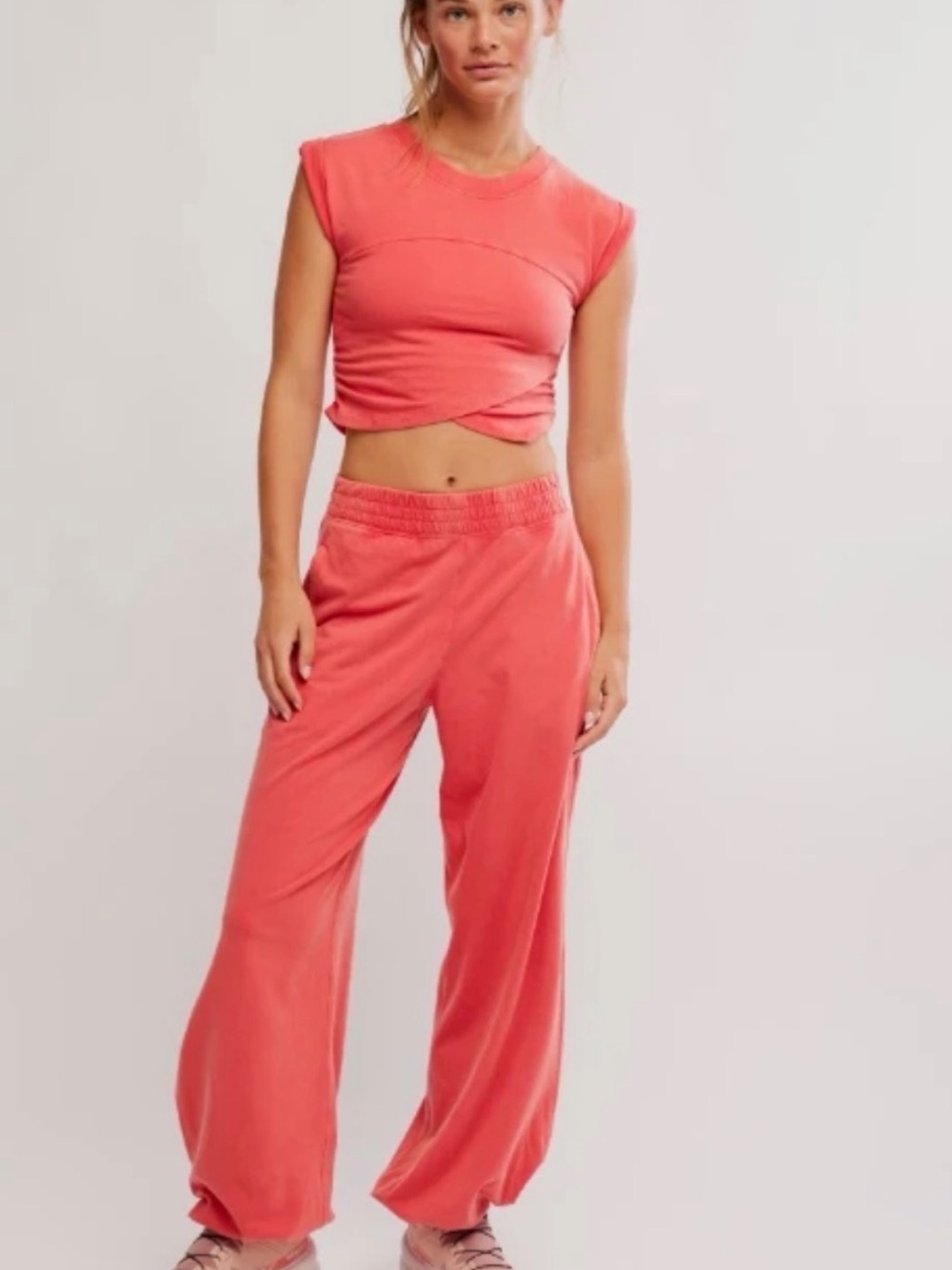FP Movement Hot Shot Crossover Set Pink Blush, Size XS